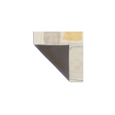 Tapis crème lavable à la machine
