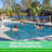 Gosports Deck-Mounted Splash Net ELITE Inground Pool Volleyball Game - Permanent Deck Mounted For Inground Pools