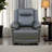 Siple 38" Breathing Leather Power Recliner Chair