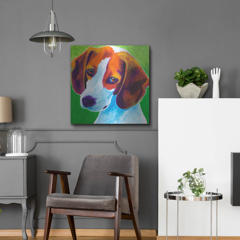 "Beagle - Watson" par Dawg Painter, H 24 po x l 24 po