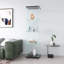 Vitrine en verre 4 tablettes avec porte-377670646