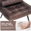 Fauteuil d'appoint moderne avec repose-pieds Solara-1471808002