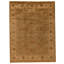 High-Quality Hand-Knotted Green And Ivory Area Rug