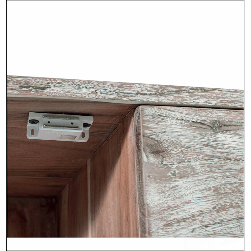 Console 57 po x 16 po x 33 po avec portes cannes, support stable, conception multifonctionnelle