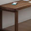 Bureaux en bois massif en L noyer-108045218