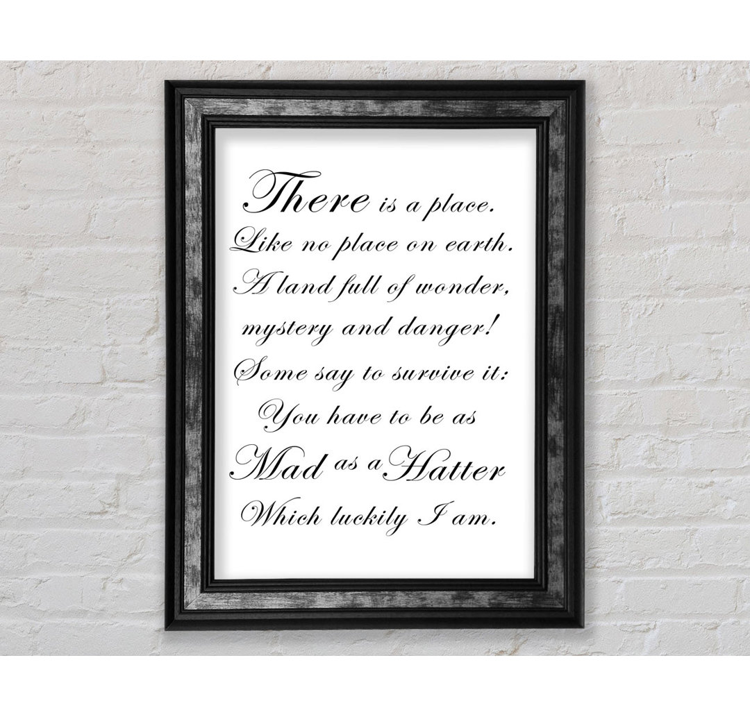 Kitchen Quote Todays Menu Has Two Choices Green - Single Picture Frame Art Prints