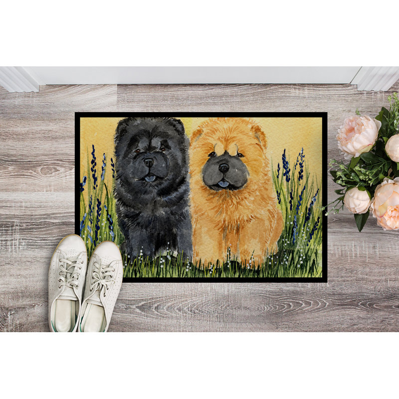 Tapis de porte intérieur rectangulaire anti-dérapant, Rectangle 2 pi x 3 pi