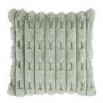 Carved Faux Fur Cushion Cover
