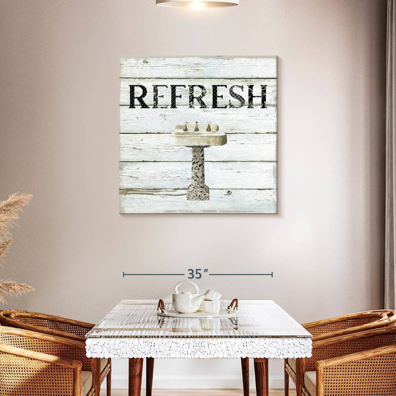 Khylige Refresh Sink, 36" H x 36" W