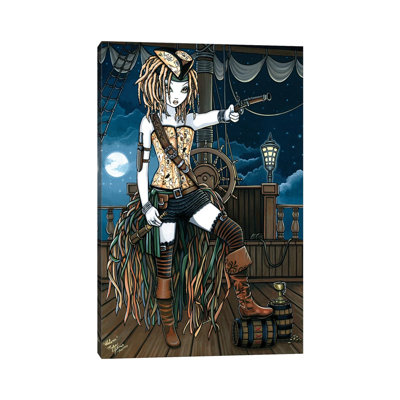 Helena 1 Piece Wrapped Canvas Wall Art