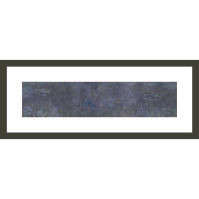 «The Water Lilies - Tree Reflections» par Claude Monet, impression giclée sur cadre