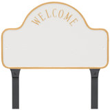Lexington Welcome 3-Line Lawn Address Sign
