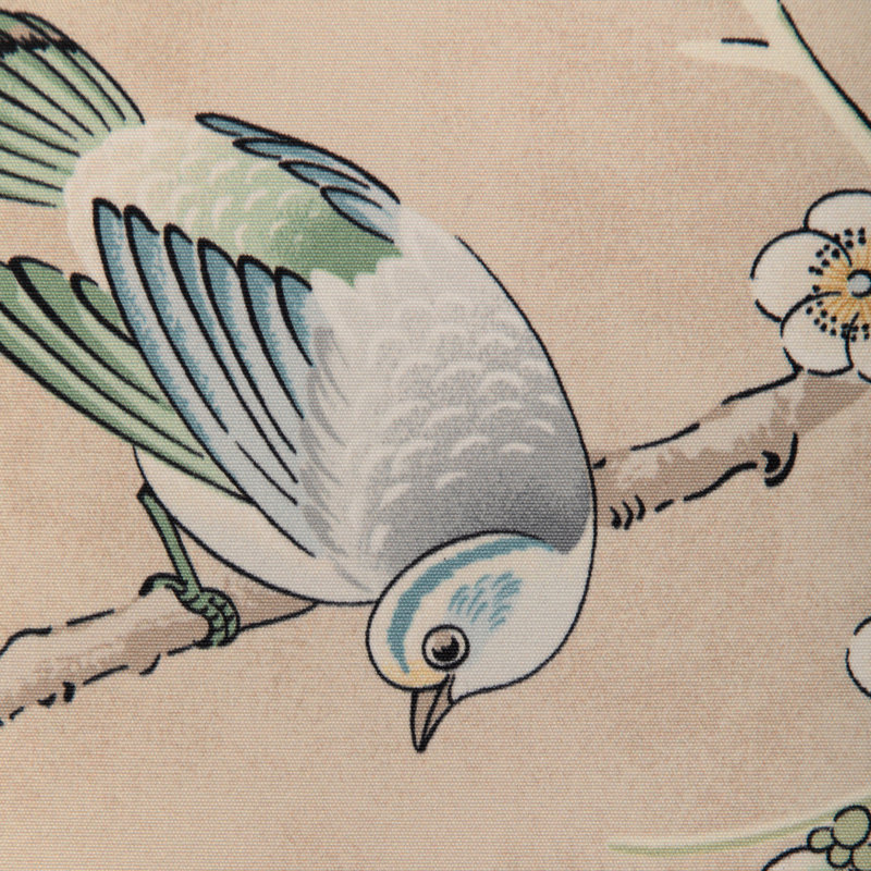 La Menagerie Kanchou Print 100% Cotton Fabric, Sand