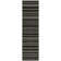 Machine Washable Indoor/Outdoor Christain ACN1409 Black Rug