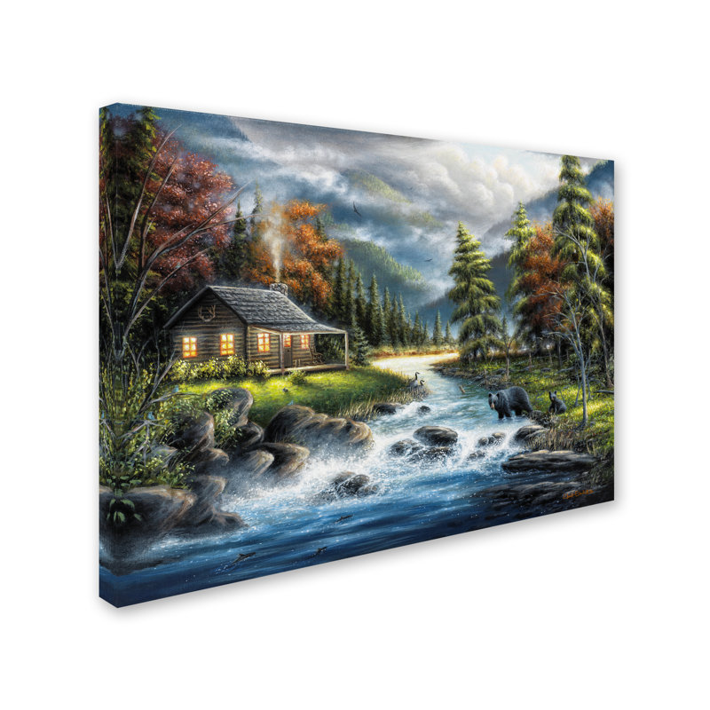 «As Autumnappraches», reproduction sur toile tendue, H 24 po x l 32 po x P 2 po