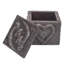 Boîte décorative en aluminium et bois Floriant Adinkra Secret