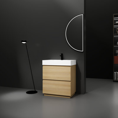 Meuble-lavabo de 30 po avec lavabo simple