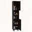Grand garde-manger Hobart avec tablettes ouvertes et armoires doubles-1296062094
