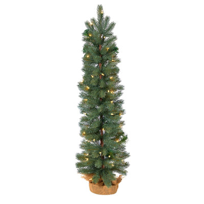 Green Pine Artificial Christmas Tree with Lights