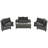 8-Pieces Outdoor Wicker Round Sofa Set