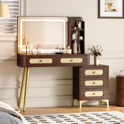 Coiffeuse 47 "avec miroir et lumières