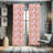 Floral Semi-Sheer Rod Pocket Curtain Panels-45990235