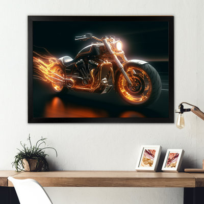 " Neon Light Strips Motorcycle "