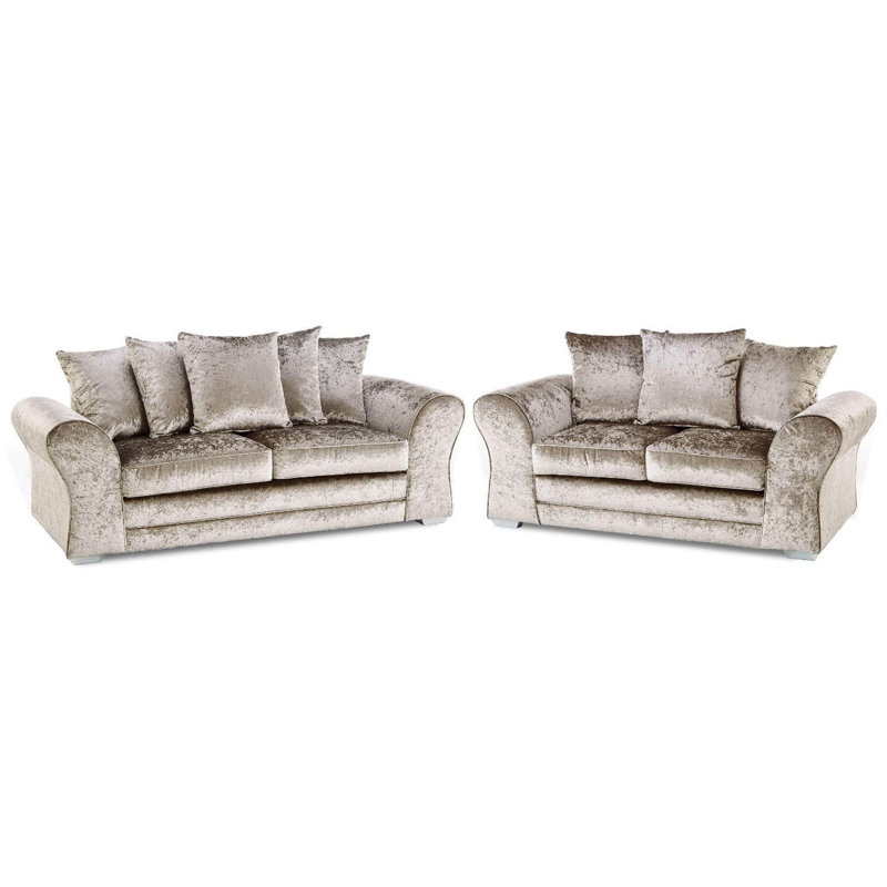 Padilla 2 Piece Sofa Set, Mink