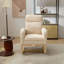 Chaise berçante avec pieds en bois massif-1675249533