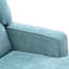 Chaise berçante moderne rembourrée