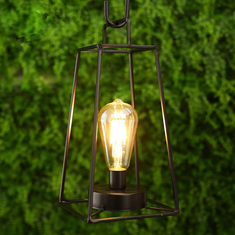 Retro Style Geometric Desk Lamp