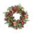 32'' Holiday Wreath with Hydrangeas, Pine Cones and Bows