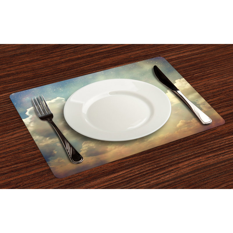 Polyester Abstract Rectangle Placemat