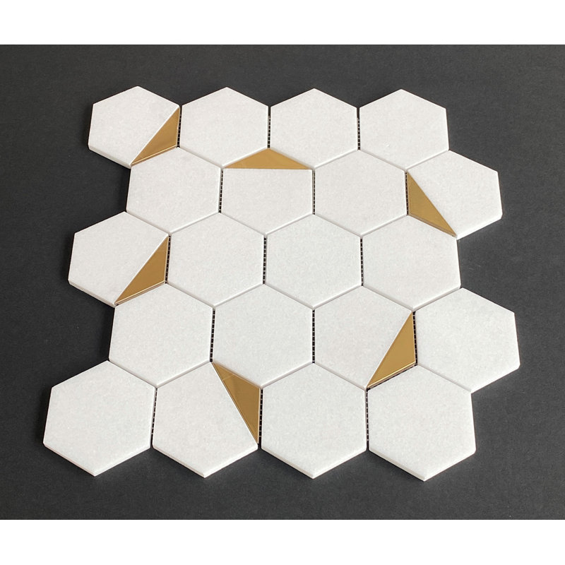 Metal Honeycomb Mosaic Wall Tile