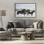 Cadre flottant Winter Herd of Horses, design par Amy Carroll-809609875-809610094