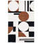 Antoni Handmade Wool Ivory/Black/Brown Rug-1403055872