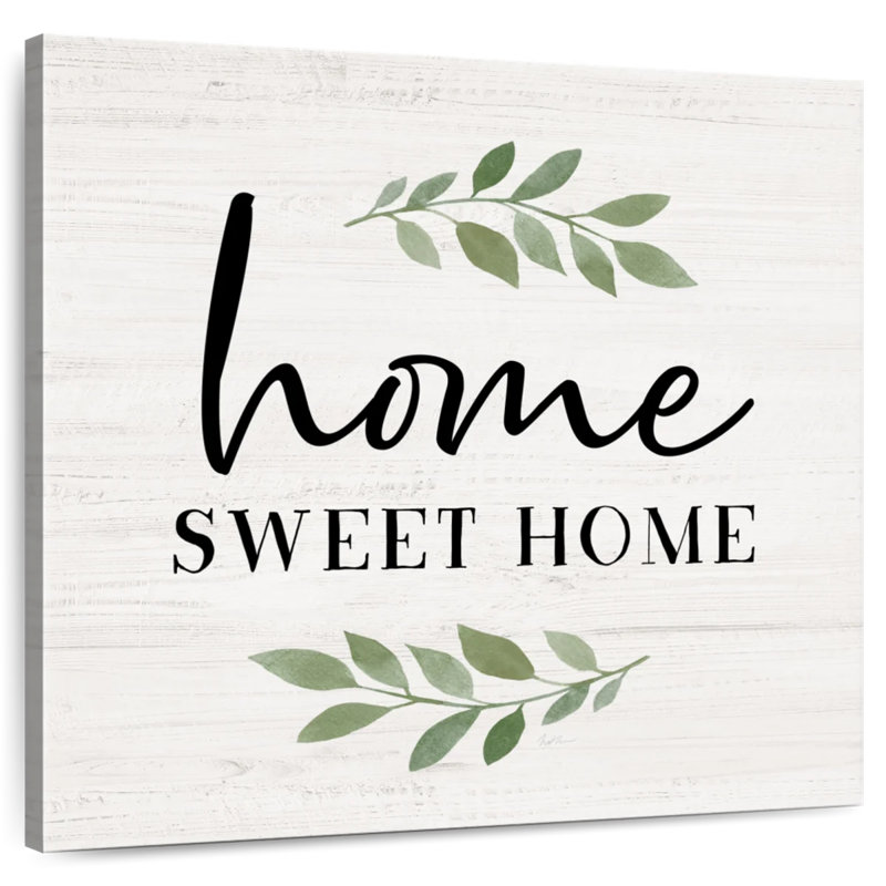 Plaque murale Home Sweet Home, H 24 po x l 24 po