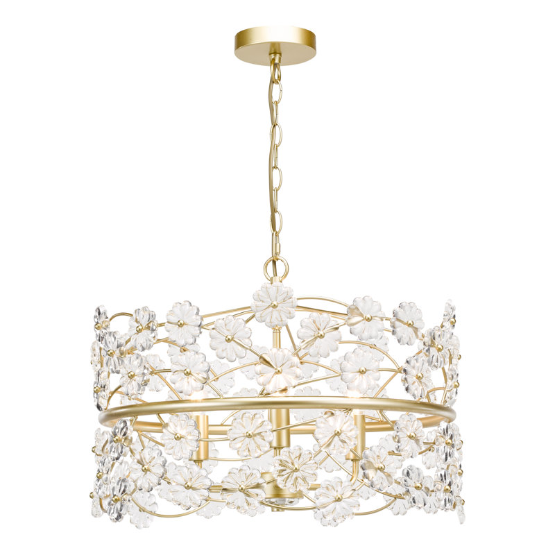 3 - Light Satin Gold Pendant