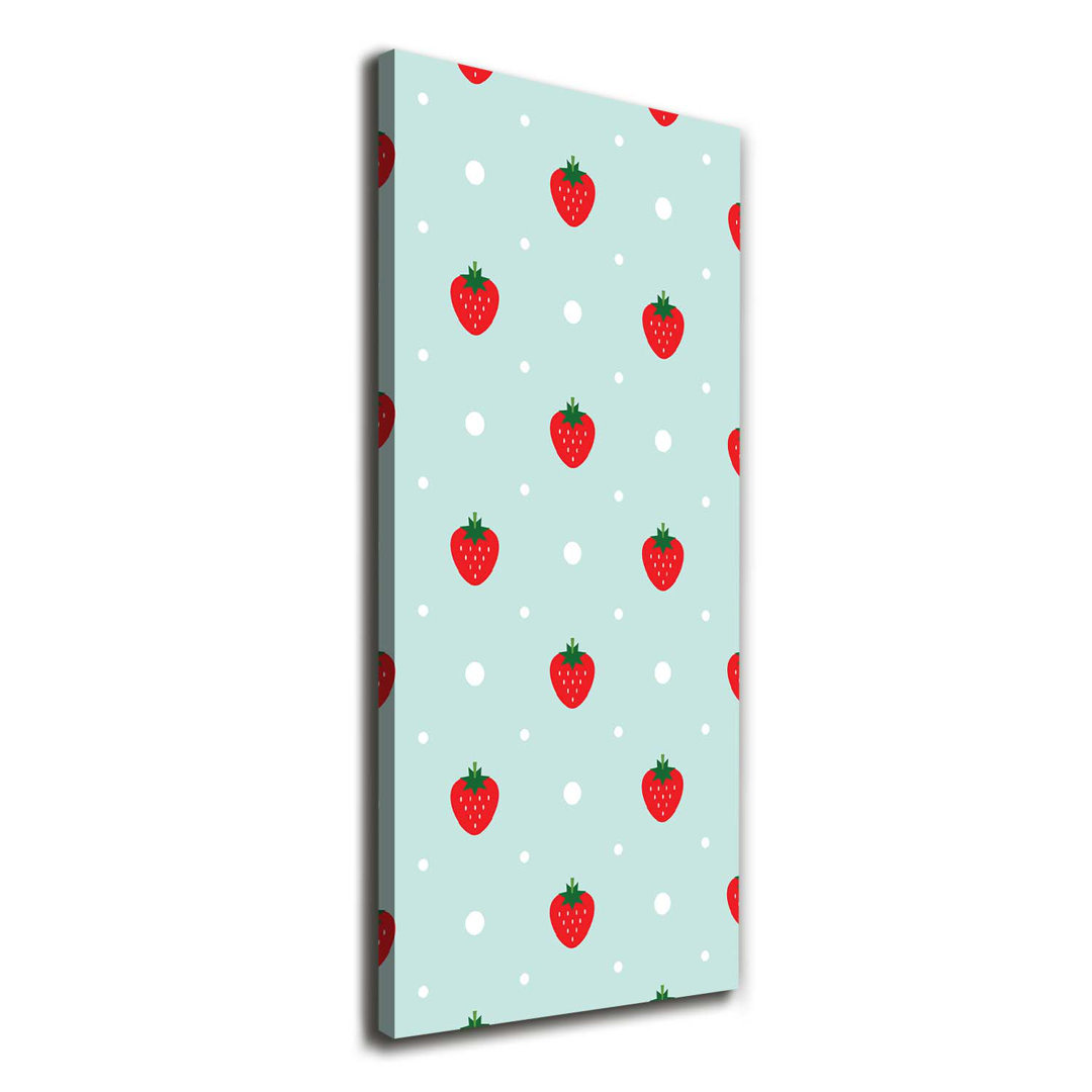 Erdbeeren - Kunstdrucke auf Leinwand - Wrapped Canvas