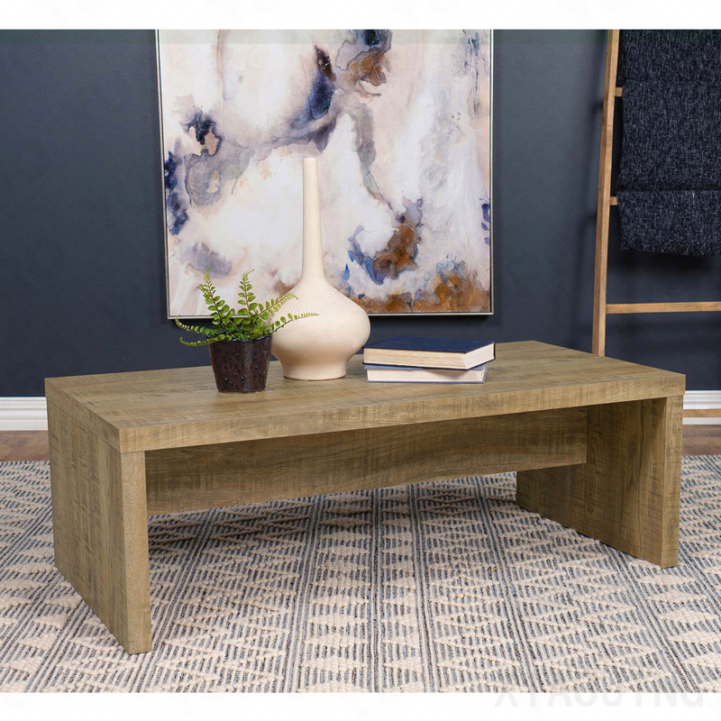 Rectangular Engineered Wood Coffee Table, Mango