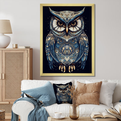 Hibou blanc magique - impression