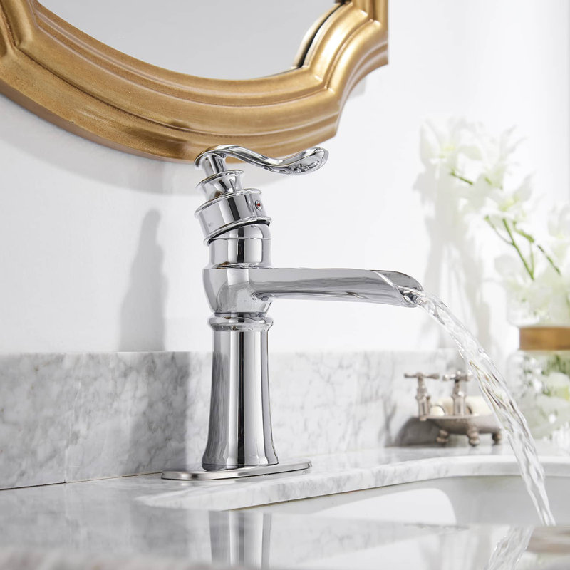 Single-handle Bathroom Faucet, Chrome