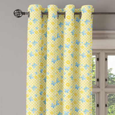 Sateen Blackout Curtains / Drapes Single Panel