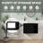 28" Vanity with Oval Ceramic Sink - Wall Mounted Black Cabinet