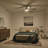 Starkk 52" 5-Blade Polished Nickel LED Ceiling Fan with Reversible Silver/Walnut Blades-424679390