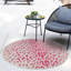 Tapis de safari d'extérieur rose et gris-1476171006