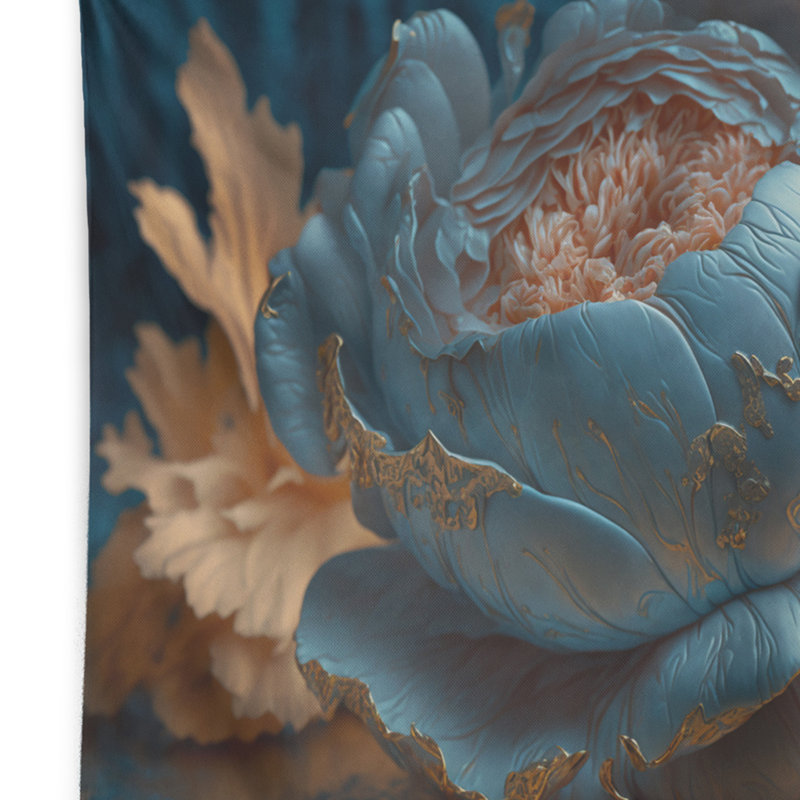 Tapisserie en polyester avec punaises, H 50 po x l 60 po