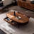 Modern simple oval coffee table