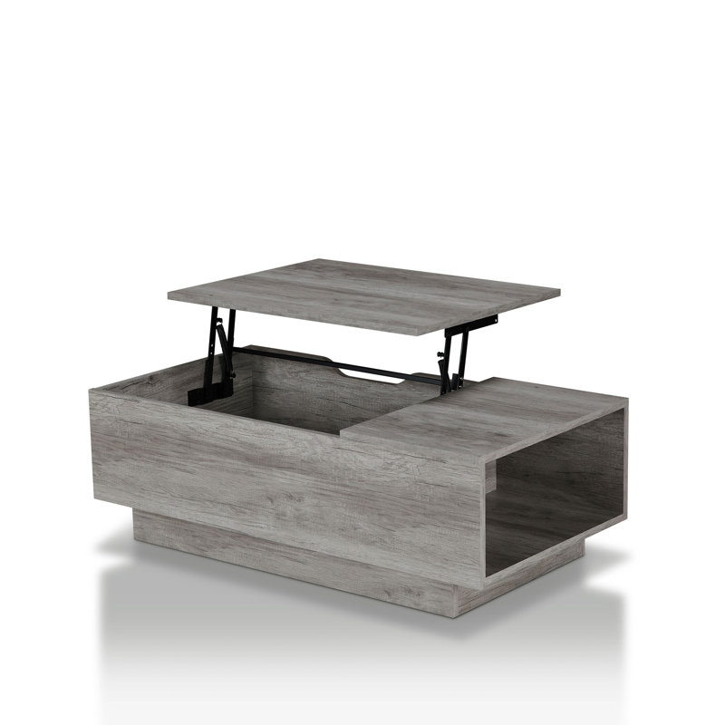 Kianna Single Coffee Table, Vintage Grey Oak