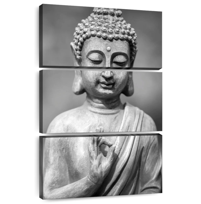 Adella Grey Buddha, 57" H x 36" W